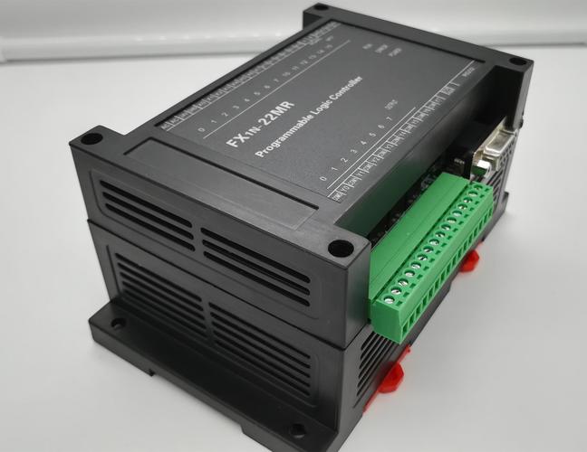 plc兼容三菱fx1n22mrmt工控学习板继电器接文本触摸屏220v供电